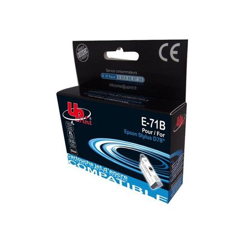 UPrint E-71B - 12 ml - taille XL - noir - remanufacturé - cartouche d'encre (équivalent à : Epson T0891, Epson T0711 ) - pour Epson Stylus DX9400, SX115, SX215, SX218, SX415, SX515, SX610; Stylus...