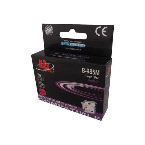 UPrint B-985M - 12 ml - taille XL - magenta - cartouche d'encre (équivalent à : Brother LC985M ) - pour Brother DCP-J125, DCP-J140, DCP-J315, DCP-J515, MFC-J220, MFC-J265, MFC-J410, MFC-J415