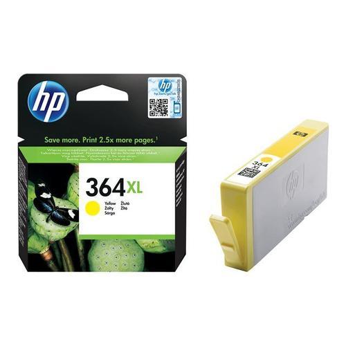 HP 364XL (CB325EE) - Cartouche d'encre jaune grande capacité authentique HP 364 XL