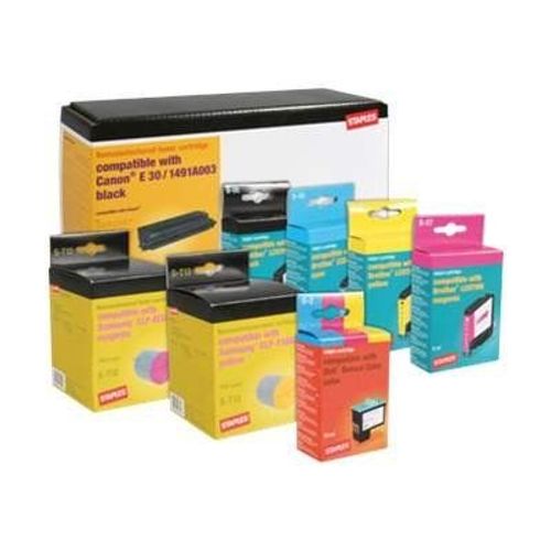 Staples - Noir - cartouche d'encre (équivalent à : Epson T0501 ) - pour Epson Stylus Color 400, 440, 460, 500, 600, 640, 660, 670; Stylus Photo 710, 720, 750, EX2