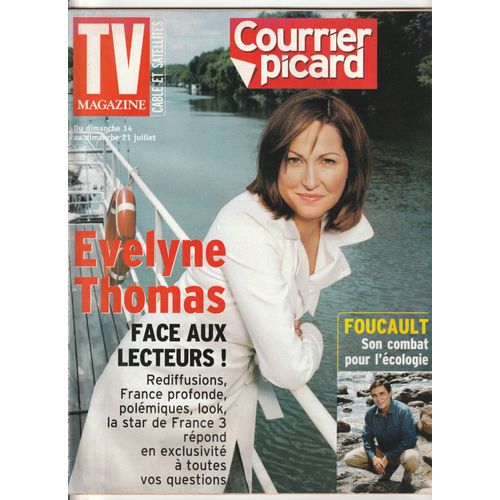 Tv Le Courrier Picard Jean Claude Narcy 1p/ Evelyne Thomas 2p/ Jean Pierre Foucault 2p/ Film Le Grand Bleu Luc Besson 1/2p/ 17957