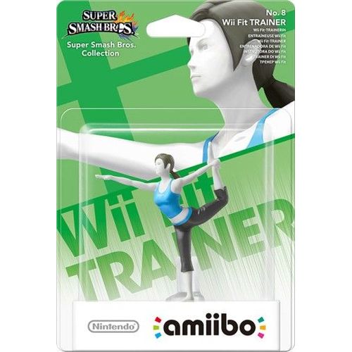 Amiibo Figurine No. 8 Wii Fit Trainer - Entraineuse Wii Fit