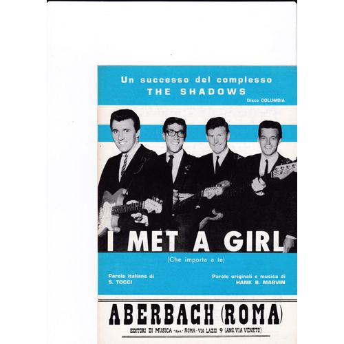 The Shadows "I Met A Girl"