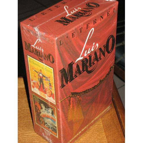 Coffret L'éternel Luis Mariano - 2 Vhs : Le Chanteur De Mexico , Cargaison Clandestine