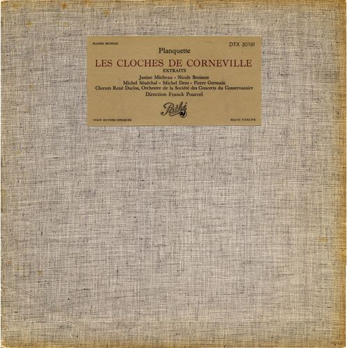 Robert Planquette : Les Cloches De Corneville (Extraits) P)Athé Plaisir Musical  Dtx 30191)