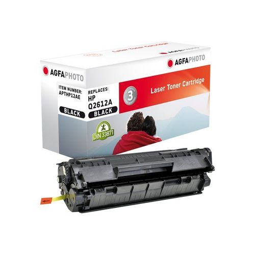 AgfaPhoto - Noir - cartouche de toner (équivalent à : HP Q2612A ) - pour HP LaserJet 10XX, 30XX, M1005, M1319