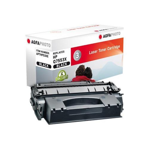 AgfaPhoto - Noir - cartouche de toner (équivalent à : HP Q7553X ) - pour HP LaserJet M2727nf, M2727nfs, P2014, P2014n, P2015, P2015d, P2015dn, P2015n, P2015x