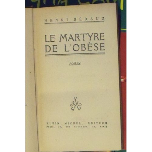 Le Martyr De  L'obèse