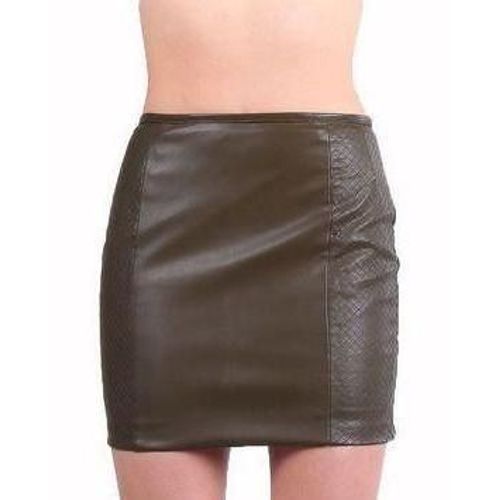 Jupe Simili Cuir Matellassé T 38/40