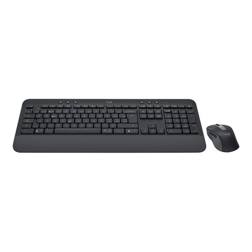 Logitech Signature MK650 Combo for Business - Ensemble clavier et souris - sans fil - Bluetooth LE - QWERTZ - Allemand - graphite