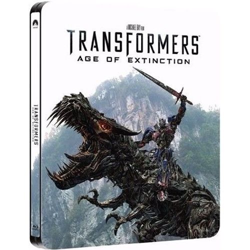 Transformers Age Of Extinction - 2 Blu-Ray + Dvd - Exclusive Steelbook