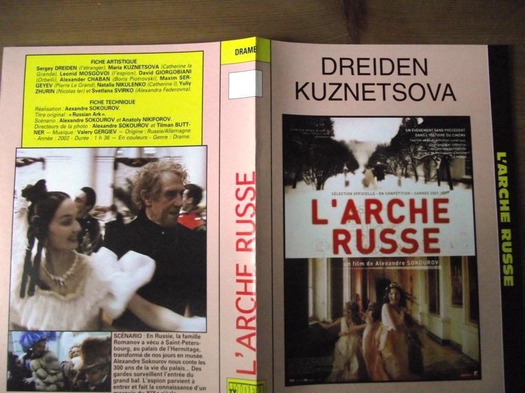 TV Video.jaquette du film.l arche russe 2002.R alisation.alexandre