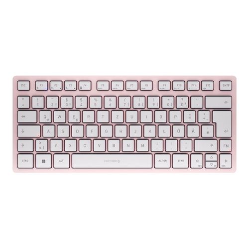 CHERRY KW 7100 MINI BT - Clavier - sans fil - Bluetooth 5.1 - QWERTY - Europe - commutateur : CHERRY SX - Fleur de cerise