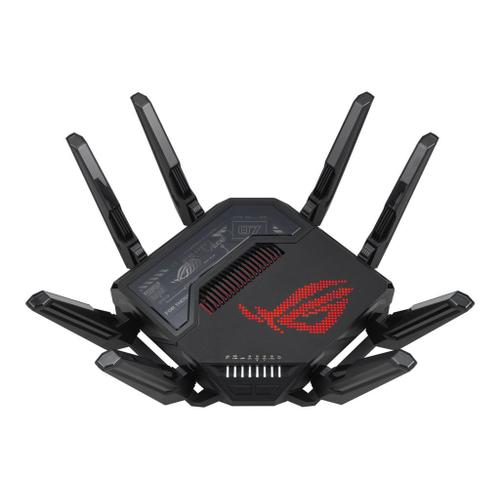 ASUS ROG Rapture GT-BE98 - - routeur sans fil - commutateur à 6 ports - 10GbE, 5GbE, 2.5GbE, 802.11be - ports WAN : 2 - Wi-Fi 7 - Quadribande