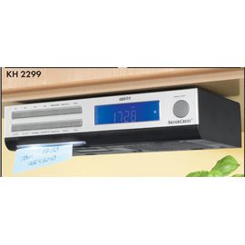 SILVERCREST Radio de Cuisine_sous meuble_72x stations mémo Tuner RDS FM/AM [KH2299]