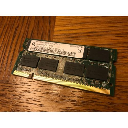 2GB SO-DIMM DDR2 PC2-6400 800MHz 200 Mémoire Ordinateur Portable