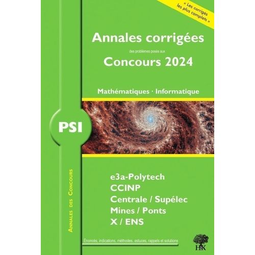 Mathématiques, Informatique Psi