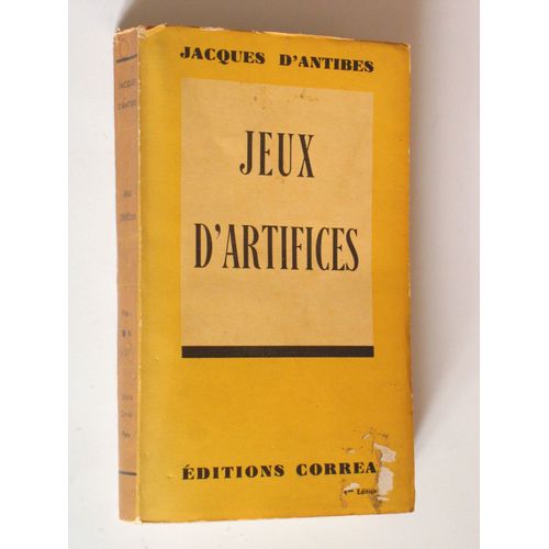 Jeux D'artifices   de Jacques d'Antibes   Format Broché (Livre)