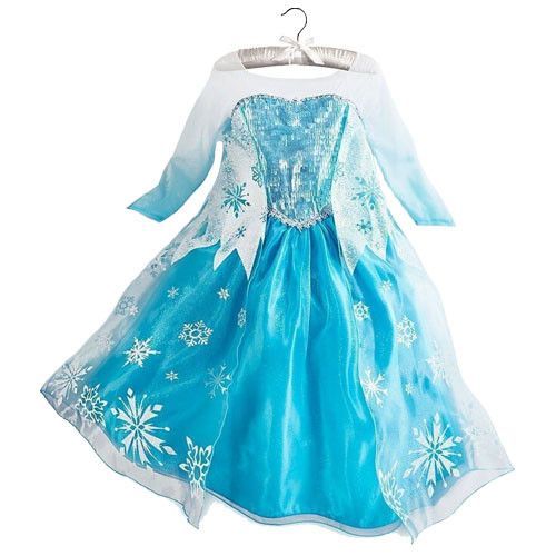 Superb Robe Elsa La Reine Des Neiges Grande Taille Enfant 8 À 12 Ans Pour Fête Anniversaire Soirée Look Princesse Esla