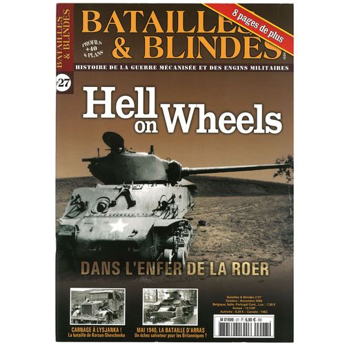 Batailles Et Blindes  N° 27 : Hell On Wheels