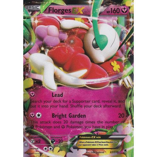 Carte Pokemon - Florges Ex - 67/119 - Vigueurs Spectrale - Version Anglaise - Ultra Rare -