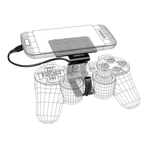 Speedlink Sl-4433-Bk Trace Smartphone Clip - Pince De Fixation Pour Manette De Jeu, Téléphone Portable - Noir - Pour Sony Playstation 3