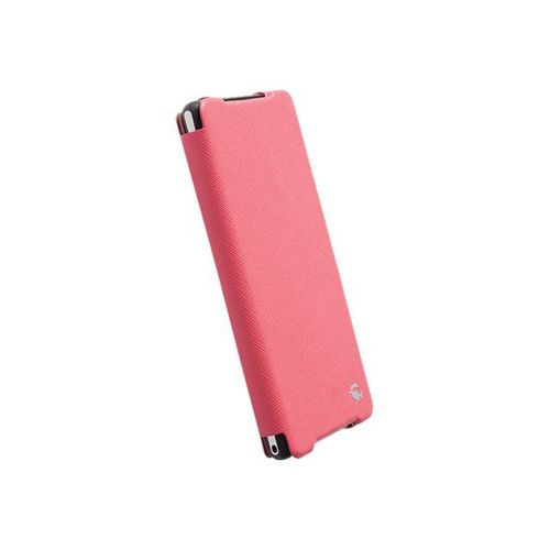 Krusell Malmö Flipcase Stand Mfx - Coque De Protection Pour Téléphone Portable - Aspect En Cuir - Rose - Pour Sony Xperia Z2
