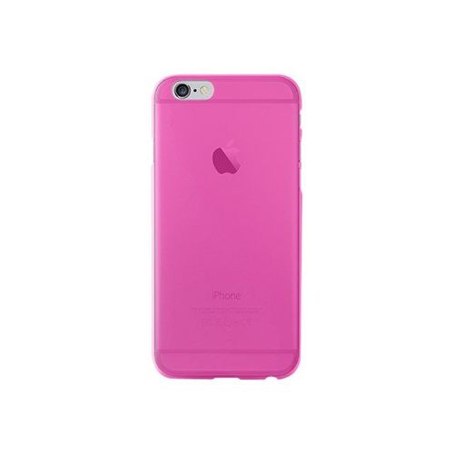 Puro Ultra Slim "0.3" Cover - Coque De Protection Pour Téléphone Portable - Silicone - Rose Fluo Semi-Transparent