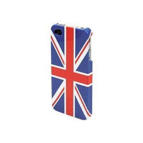 Muvit Customline - Étui Rigide Pour Téléphone Portable - Drapeau Britannique - Pour Apple Iphone 4