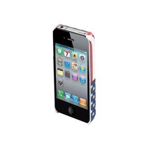 Muvit Customline - Étui Rigide Pour Téléphone Portable - Drapeau Américain - Pour Apple Iphone 4