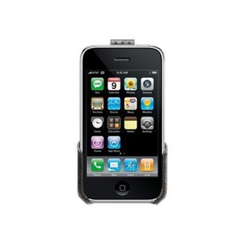 Griffin Elan Clip - Étui Pour Téléphone Portable - Cuir Véritable, Polycarbonate - Noir - Pour Apple Iphone 3g, 3gs