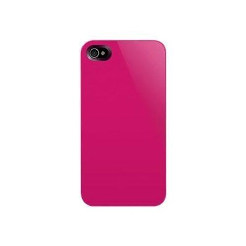 Switcheasy Nude - Étui Pour Téléphone Portable - Polycarbonate, Lexan - Fuchsia - Pour Apple Iphone 4