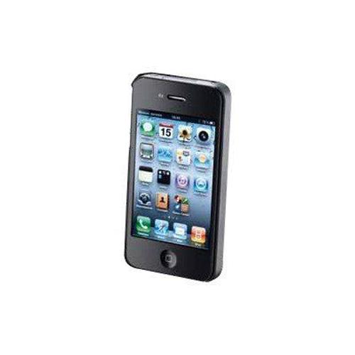 Cellular Line Momodesign Soft Touch Cover - Coque De Protection Pour Téléphone Portable - Noir - Pour Apple Iphone 4, 4s