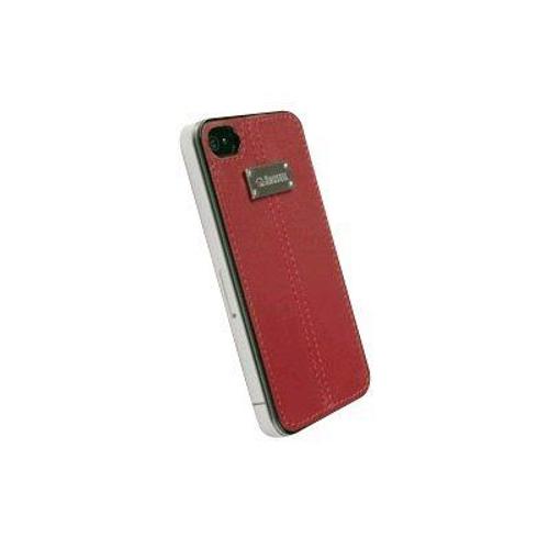 Krusell Luna Undercover - Coque De Protection Pour Téléphone Portable - Cuir, Polycarbonate - Rouge