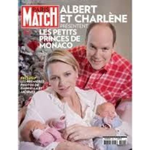 Paris Match 3423 : Albert Et Charlène Présentent Les Petits Princes De Monaco