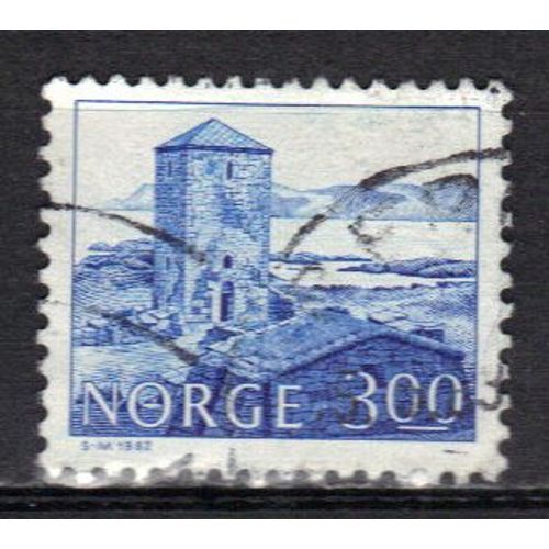 Norvege 1982 : Monument : Monastère De Selje, Île De Selja - Timbre Oblitéré