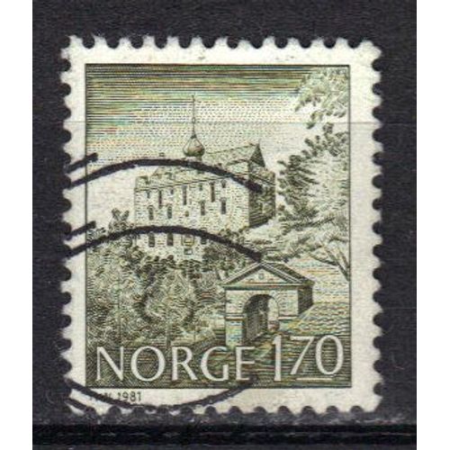 Norvege 1981 : Monument : La Tour Rosenkrantz À Bergen - Timbre Oblitéré