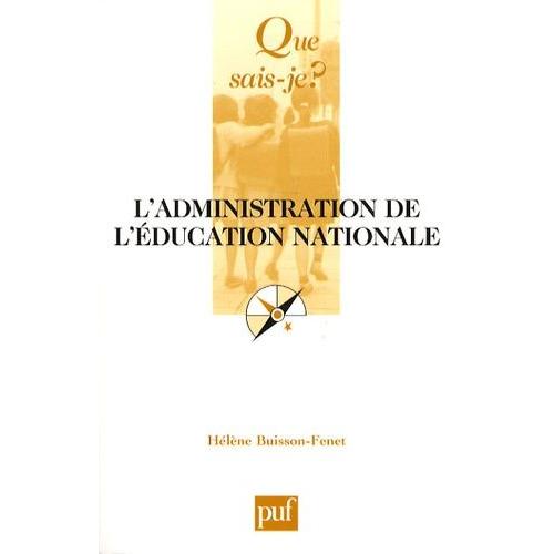 L'administration De L'education Nationale