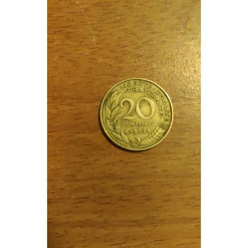 20 Centimes Franc 1967 Signé