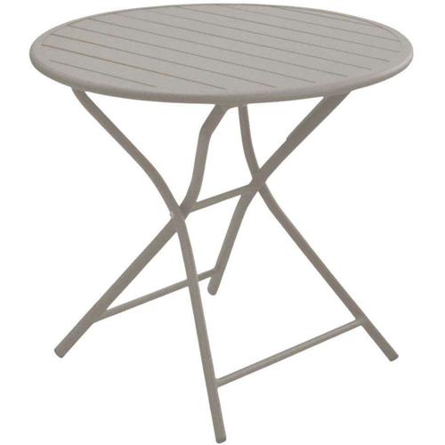 Table De Jardin Ronde En Aluminium 2 Personnes Globe