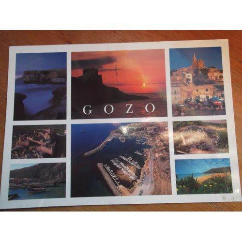 Carte Postale Multivue Gozo Malte
