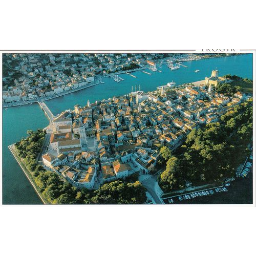 Trogir, " Vue Aérienne ", Croatie.