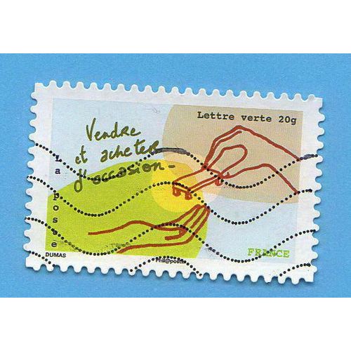 Timbre France Année 2014 N°965 Autodhésif Oblitéré