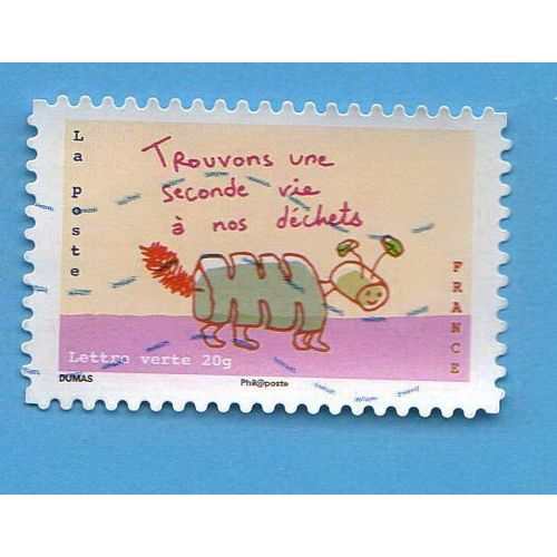 Timbre France Année 2014 N°976 Autodhésif Oblitéré