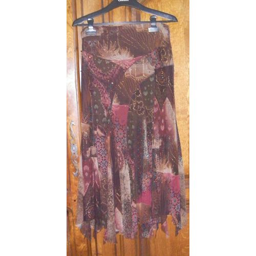Jupe Longue Marron - Taille 40/42