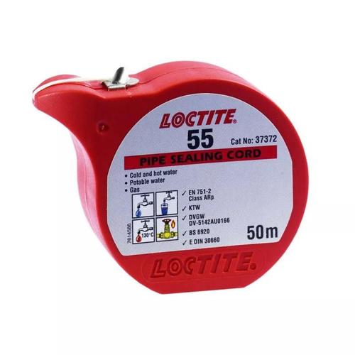 FIL D'ETANCHEITE INSTANTANEE POUR FILETAGES - LOCTITE 55 - 50M