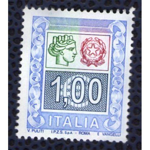 Italie 2005 Sans Gomme Origine Stamp Série Courante Grosse Valeur 1 Euro Blasons