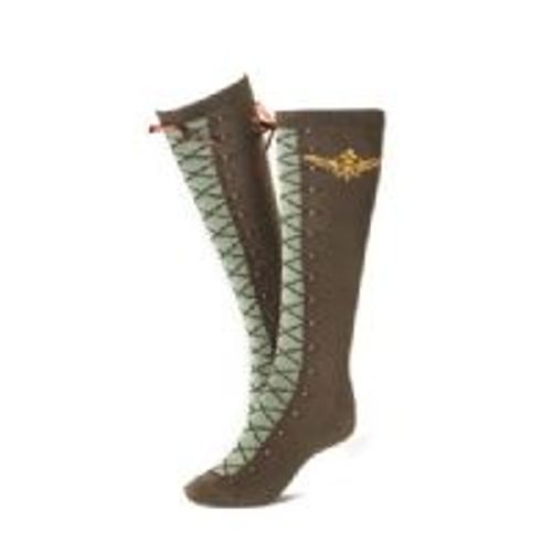 Zelda - Chaussettes Hautes Vertes