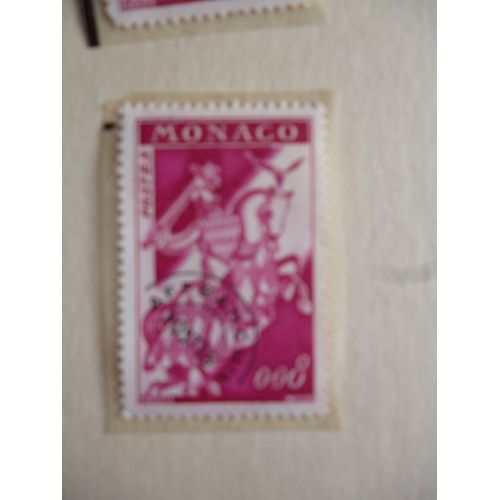 Timbre "Monaco : Cavalier".