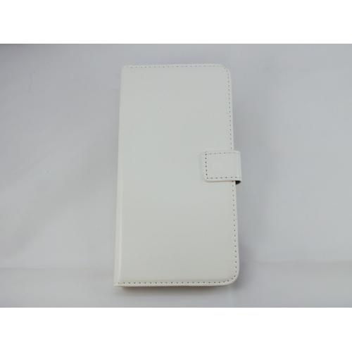 Etui Folio Articulé Porte Carte  Blanc  Pour Apple Iphone 6 Plus